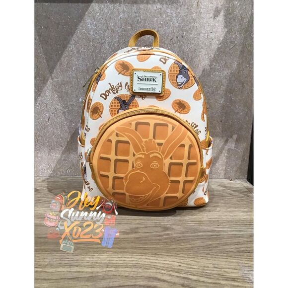 Loungefly Dreamworks Shrek Donkey Waffle Mini Backpack main image 3